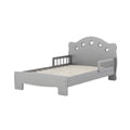 Children's Bed with Star Design in Grey: Safe and Stylish Solution